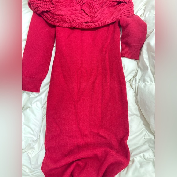 JLUXLABEL • Red Cecyl Knit Sweater Dress • Small • NWT • READ INFO - Picture 6 of 6